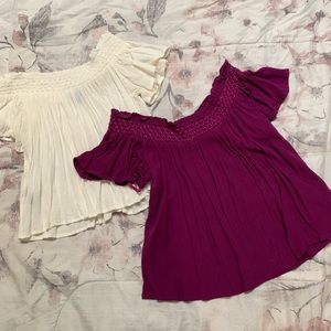 Offshoulder top